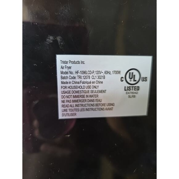 New PowerXL 7qt 1700W Air Fryer - Black - Picture 15 of 16